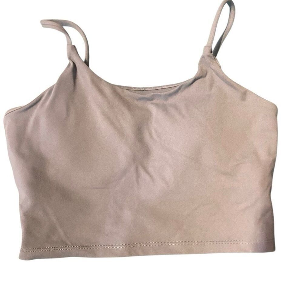 Sports bra, padded blue size medium longer length